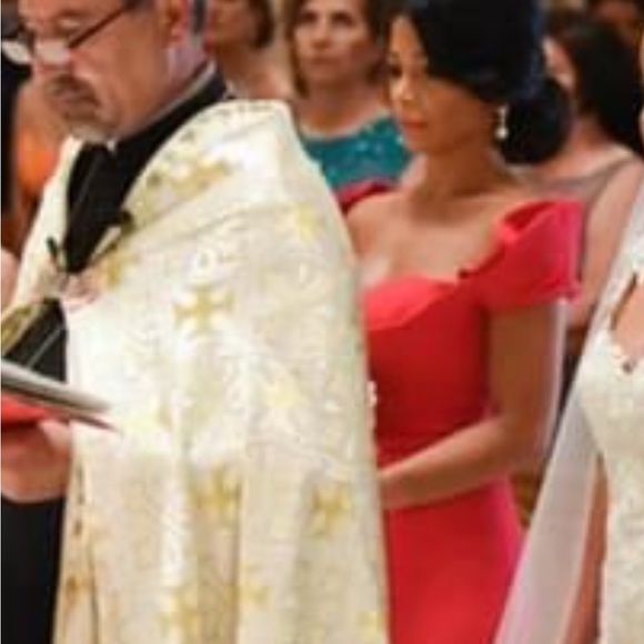 Beautiful fuchsia pink gown worn once! - Picture 6 of 6